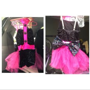Black and Pink Recital Costume